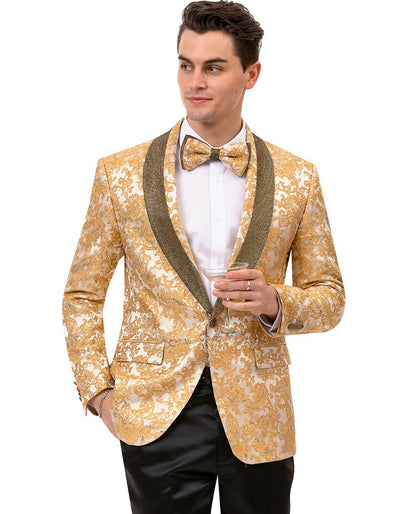 Gold Prom Tuxedo - Gold Wedding Suit