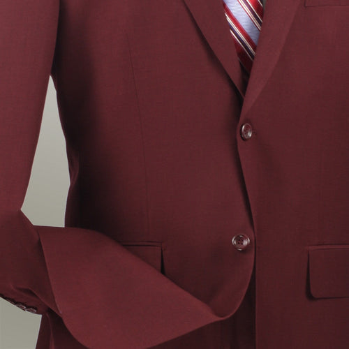 (36S, 42L, 42R, 46R) Slim Fit 3 Piece Ivory Suit by Vinci