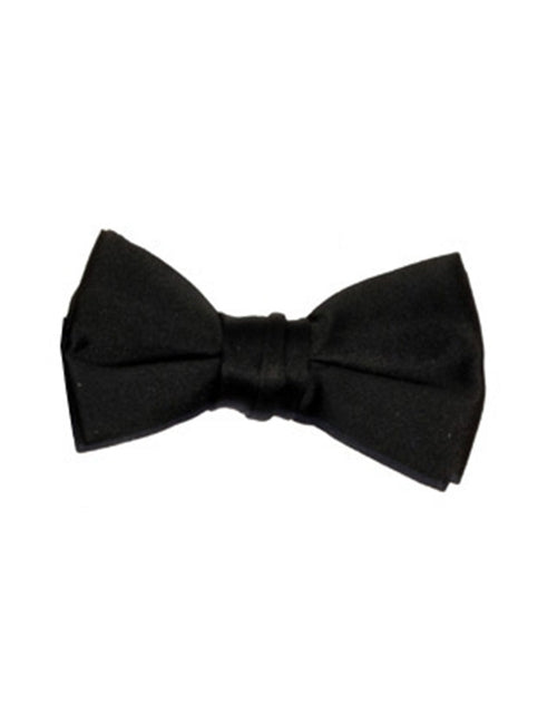 Black Pre-Tied Bow Tie