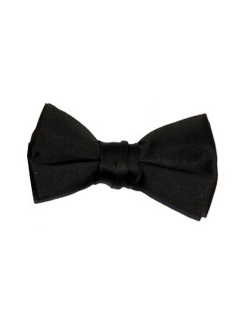 Black Pre-Tied Bow Tie