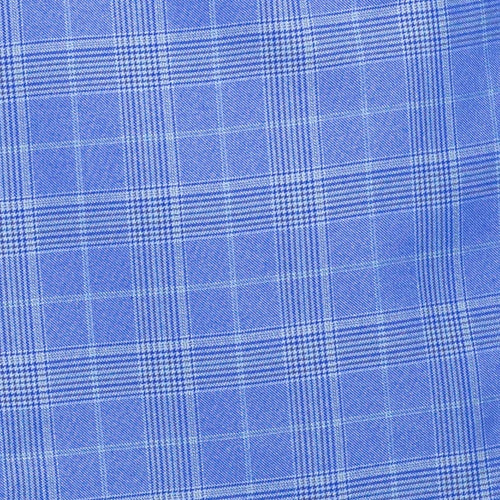 Men's Nautic Blue Glen Plaid Double Breasted Two Piece Suit