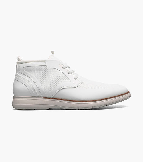 EASTMONT Plain Toe Elastic Lace Chukka Boot