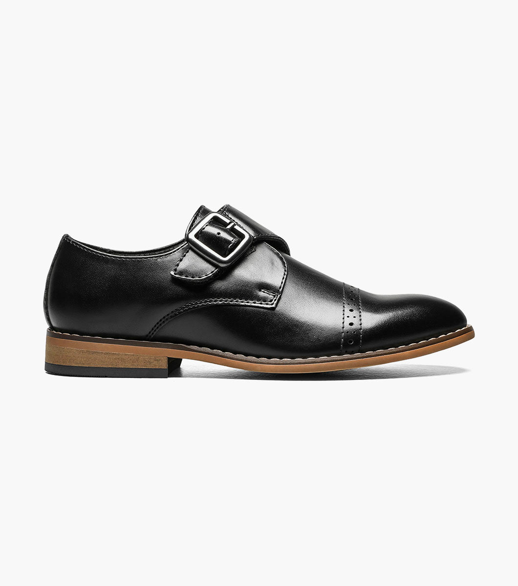 KIDS DESMOND Cap Toe Monk Strap