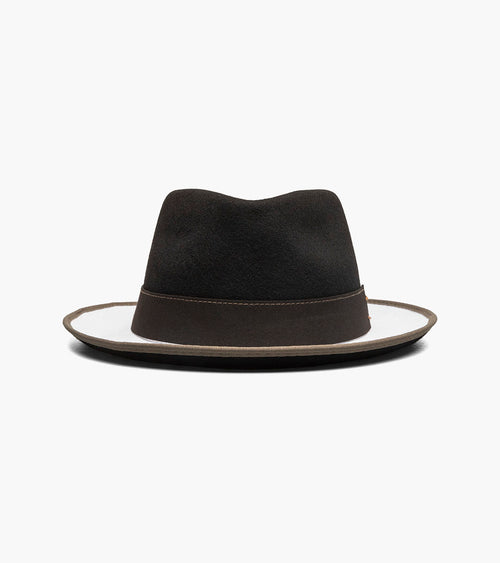 WENTWORTH FEDORA Wool Felt Pinch Front Hat