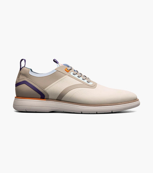 EVERIDGE Plain Toe Elastic Lace Up