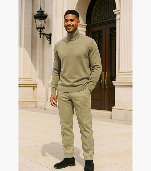 ASHER Mock Neck Sweater