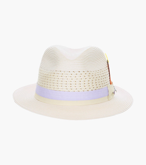 TYCE FEDORA Poly Braided Pinch Front Hat