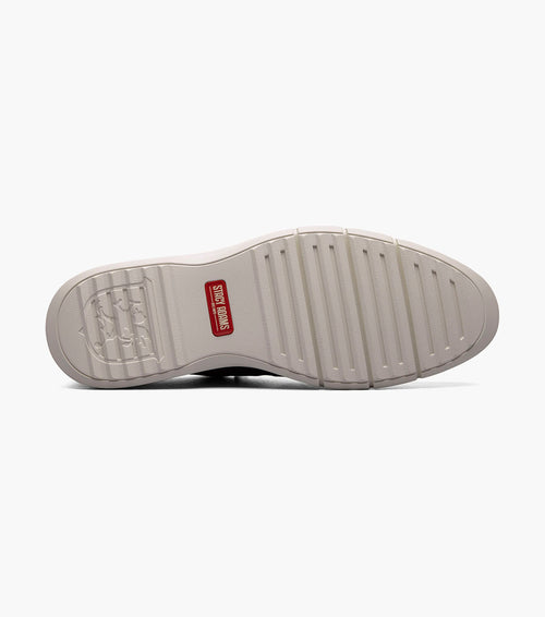 SYNCHRO Plain Toe Elastic Lace Up