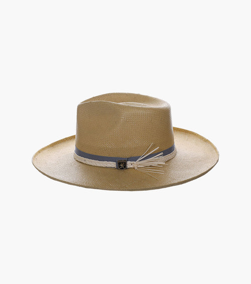 NEW YORK FEDORA Toyo Pinch Front Hat