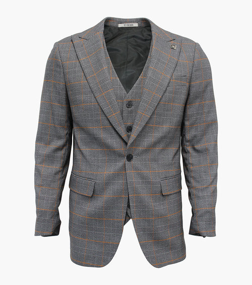 CROWE 3 Piece Vested Suit