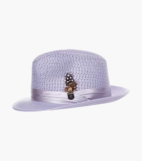 DUBLIN FEDORA Poly Braided Pinch Front Hat