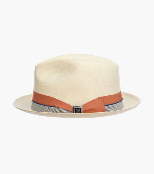 BRUNSWICK FEDORA Toyo Pinch Front Hat
