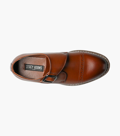 KIDS DESMOND Cap Toe Monk Strap