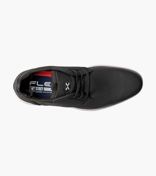 EASTMONT Plain Toe Elastic Lace Chukka Boot