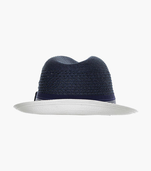 JALEN FEDORA Poly Braided Pinch Front Hat