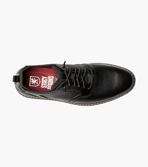 SYNC Plain Toe Elastic Lace Up