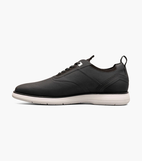 EVERIDGE Plain Toe Elastic Lace Up