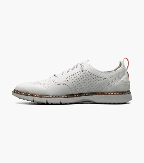 SYNCHRO Plain Toe Elastic Lace Up