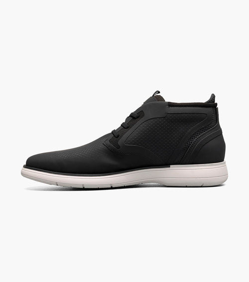 EASTMONT Plain Toe Elastic Lace Chukka Boot