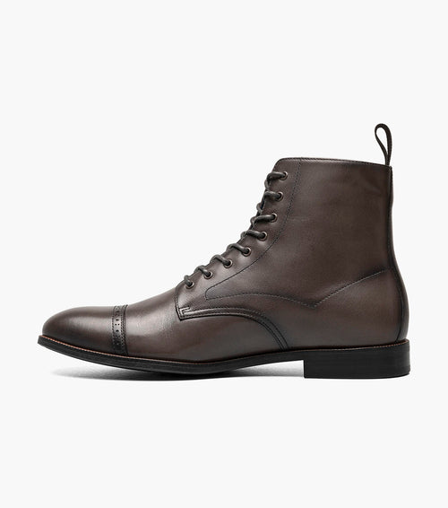 HENRY Cap Toe Lace Up Boot