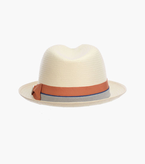 BRUNSWICK FEDORA Toyo Pinch Front Hat