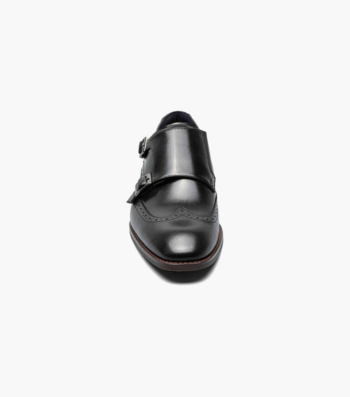 KARSON Wingtip Double Monk Strap