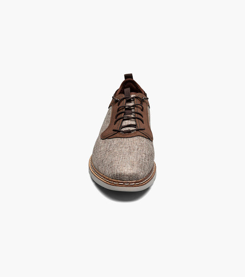 SCANLAN Plain Toe Elastic Lace Up