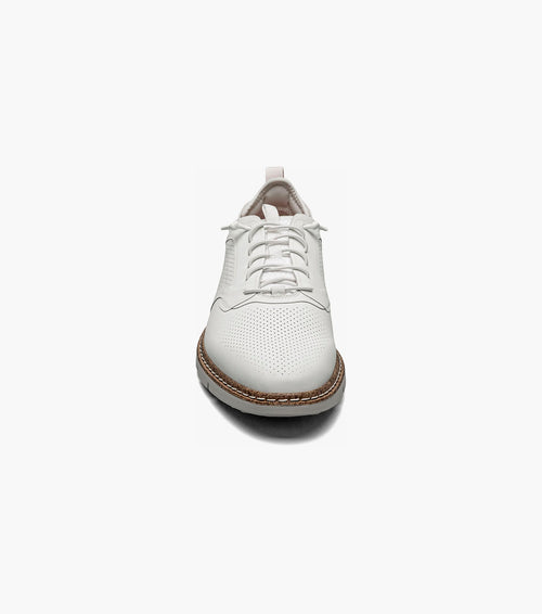 SYNCHRO Plain Toe Elastic Lace Up