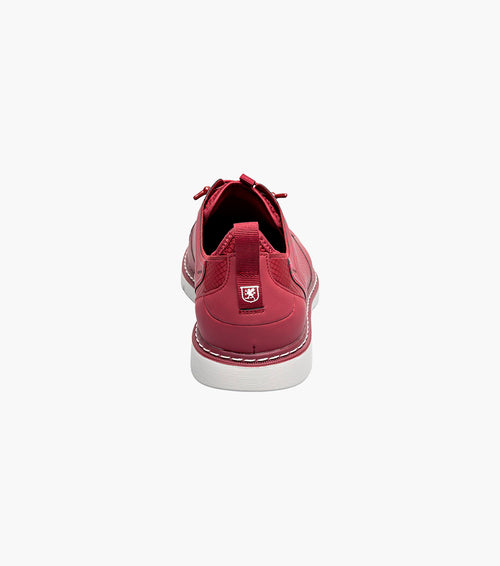 SYNCHRO Plain Toe Elastic Lace Up