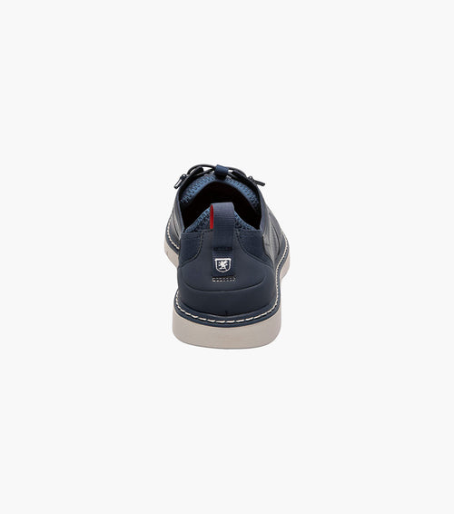 SYNCHRO Plain Toe Elastic Lace Up