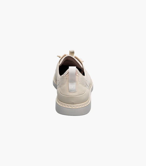 SYNCHRO Plain Toe Elastic Lace Up