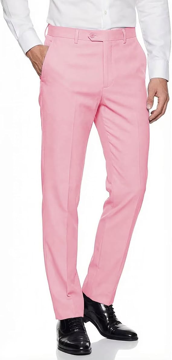 Mens Expandable Waist Business Casual Dress Pants – SuitUSA