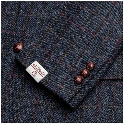 Walker and Hawkes Harris Tweed Blakemore Blazer for Men - Hand-Woven Wool Tweed Jacket with Polyester Lining, Regular Fit USA Men's Outlet