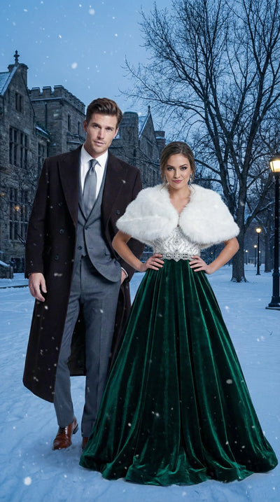 Men’s Brown Long Overcoat – Double Breasted Classic Formal Winter Coat for Business, Topcoat and Cold Weather Wear