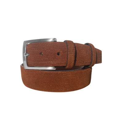 CBelt -1547 Design Suede Belt - Tabbaco Suede