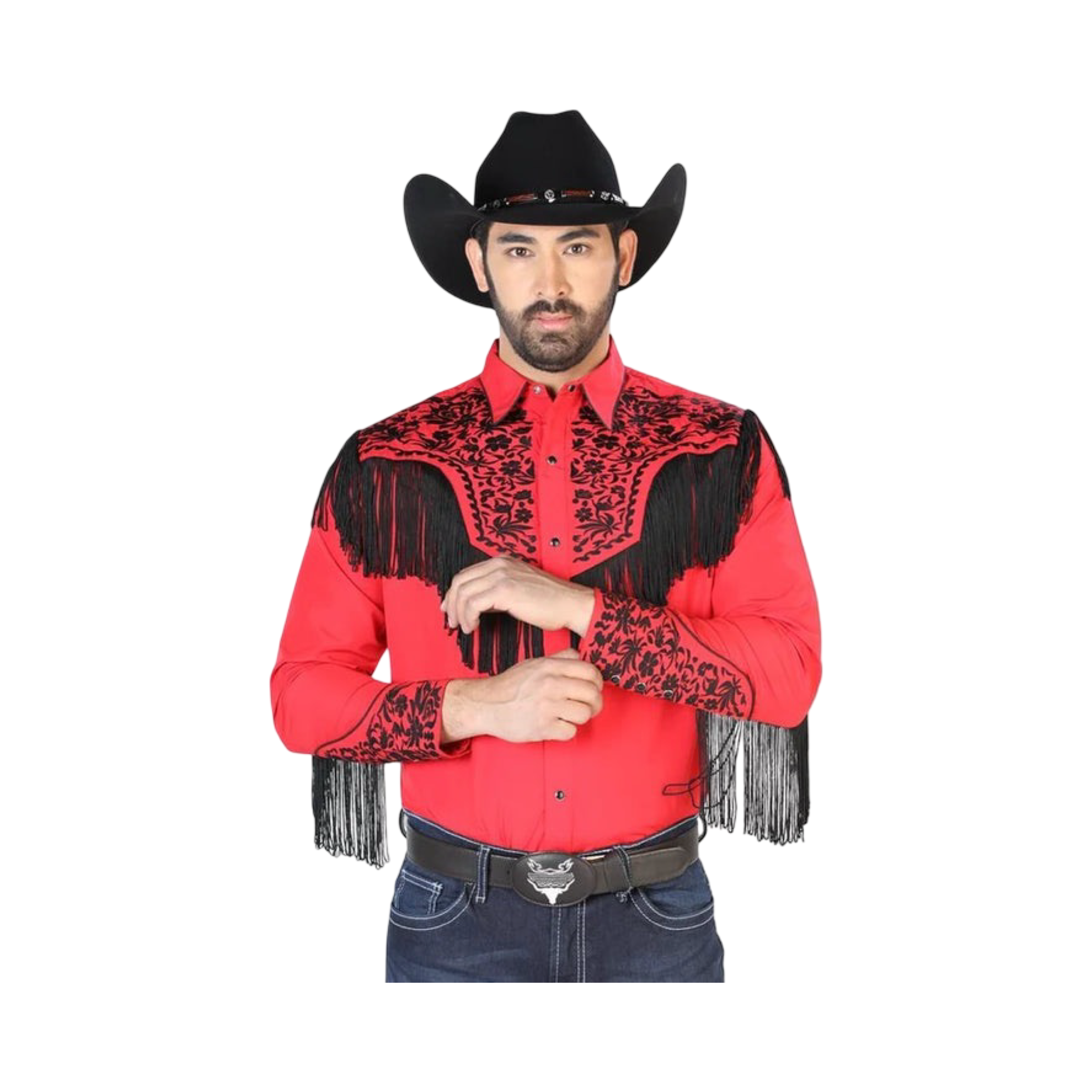 Camisa Vaquera Bordada El Señor de los Cielos