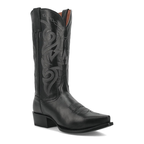 Dan Post Men's Milwaukee Leather Snip Toe Boots - Black by Dan Post Boots