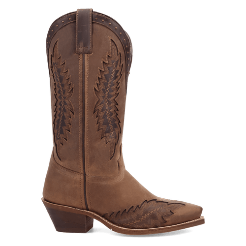 Laredo Coyote Creek Wide Calf Leather Boot - Rich Brown