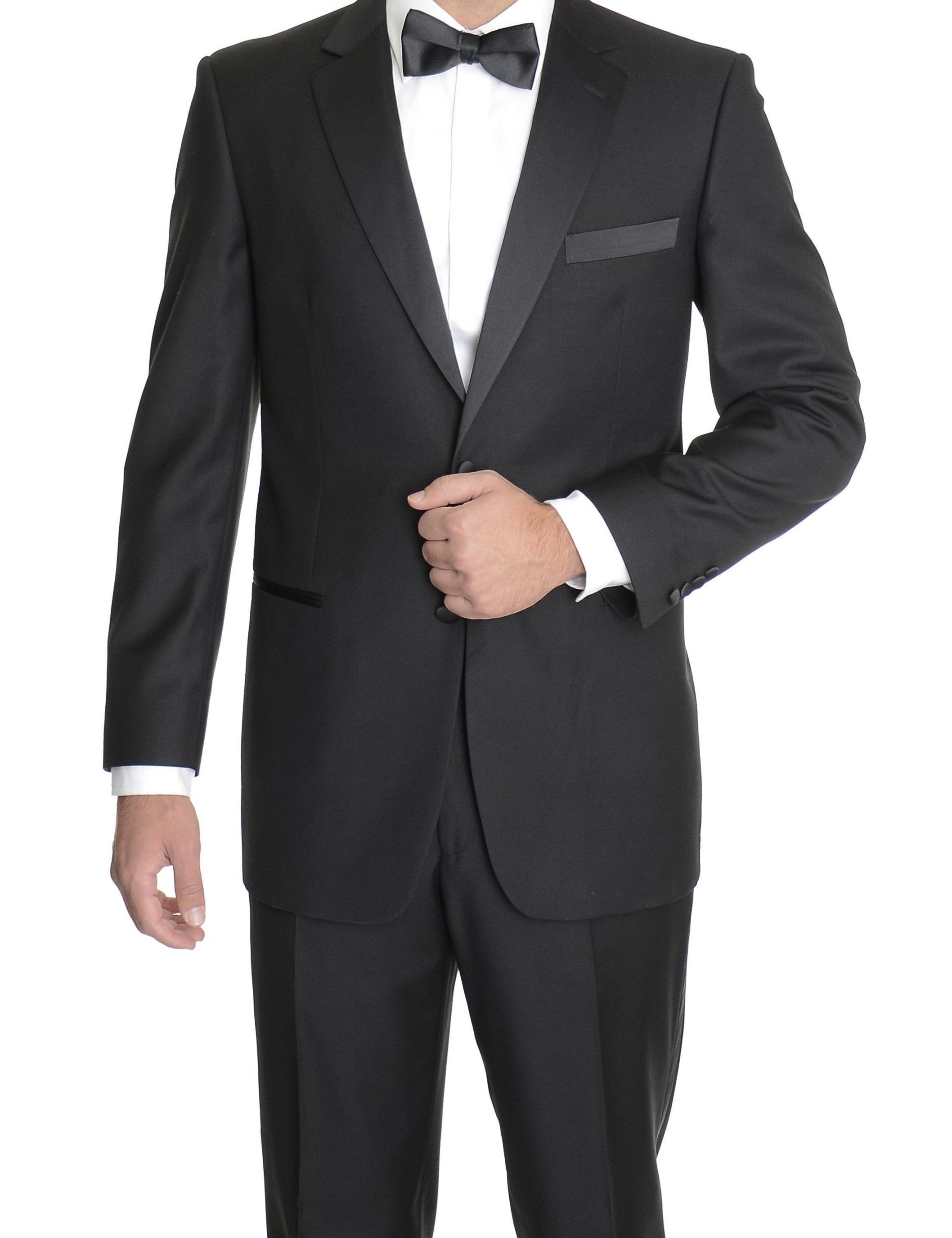Classic Tuxedo 2 Piece Regular Fit In Black by Renoirin