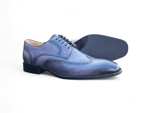 Carrucci Blucher Style Wingtip Derby
