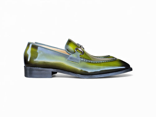 Patent Leather Buckle Loafer