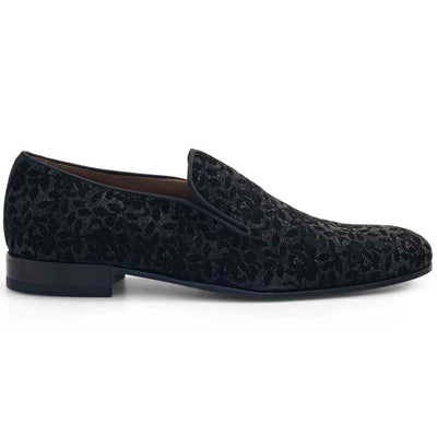 Mezlan Velvet Formal Loafer Black (21084)