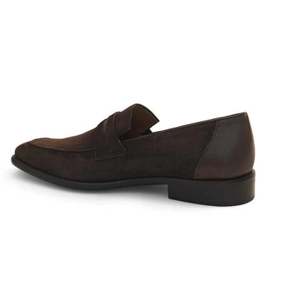 Mezlan Suede Penny Loafer Brown (21470)