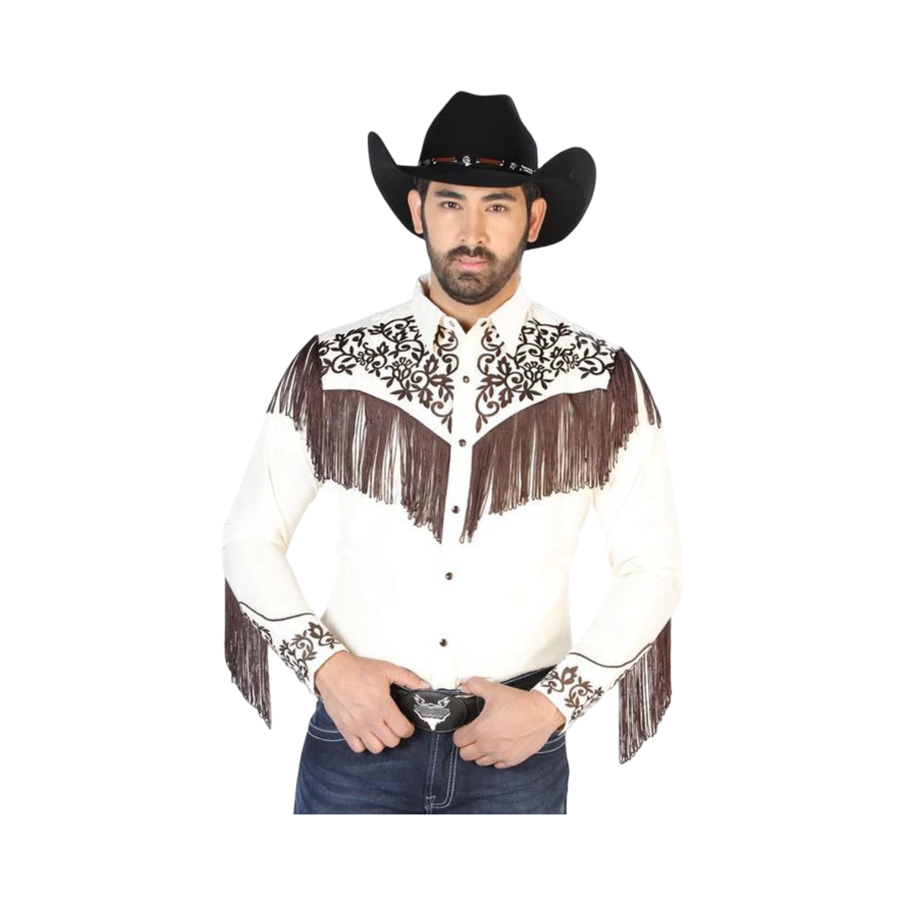 Camisa Vaquera Bordada El Señor de los Cielos