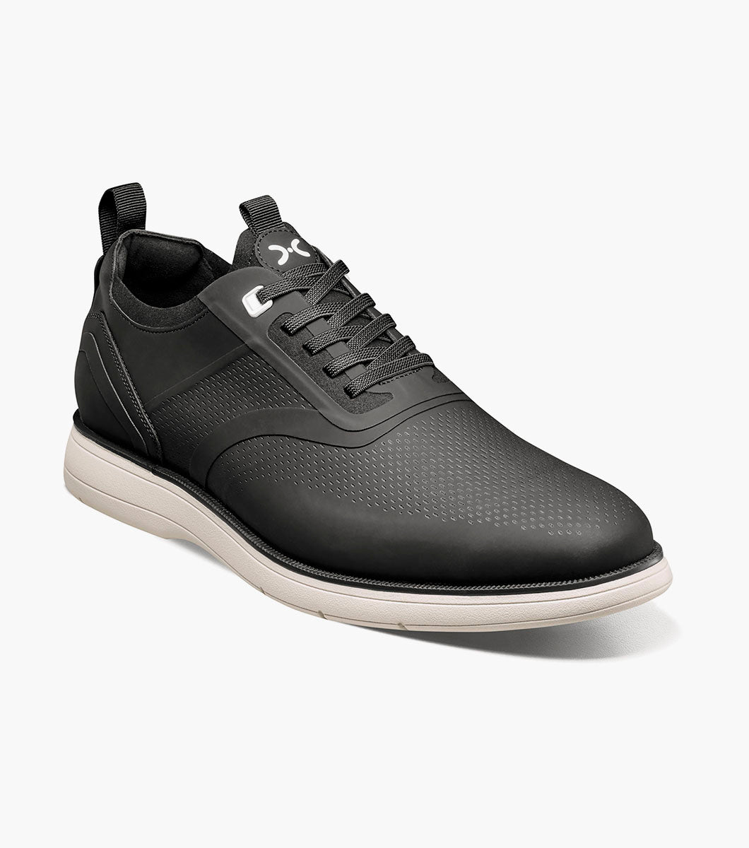 EVERIDGE Plain Toe Elastic Lace Up