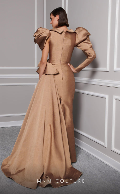 MNM Couture 2726 Black Formal Gown with Refined Detailing