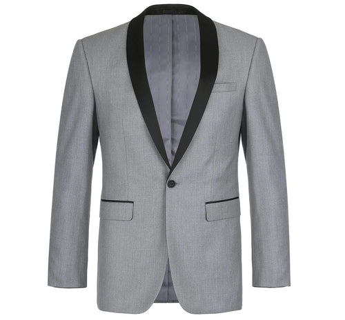 Renoir 202-2 Men's Slim Fit 2-Piece Shawl Lapel Slim Fit Tuxedo