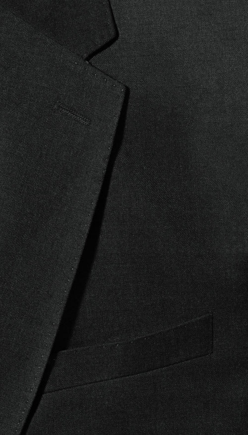 The Ironwood Cord Men's Charcoal 2 Button Slim Fit Notch Lapel Suit