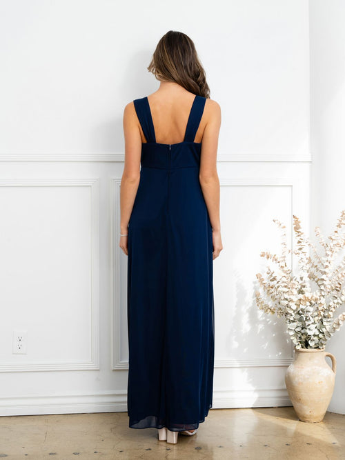Eva USA EV3527 Two Piece Beaded Evening Set with Tailored Detailing Dress