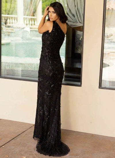 Primavera Couture 3915 - Sequin Beaded Fitted Prom Dress